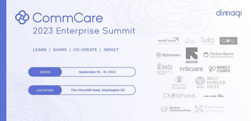 CommCare Enterprise Summit promotional banner