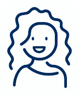 Line illustration of an experienced co-worker