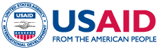 The USAID logo with the tagline From the American People