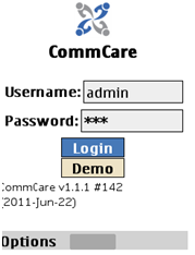 Loginscreen
