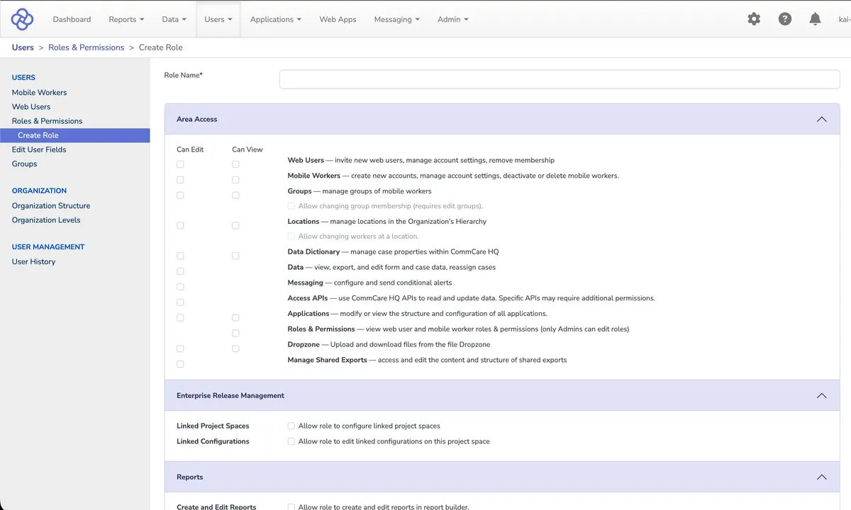 Screenshot: Edit Role Now Has Its Own Page