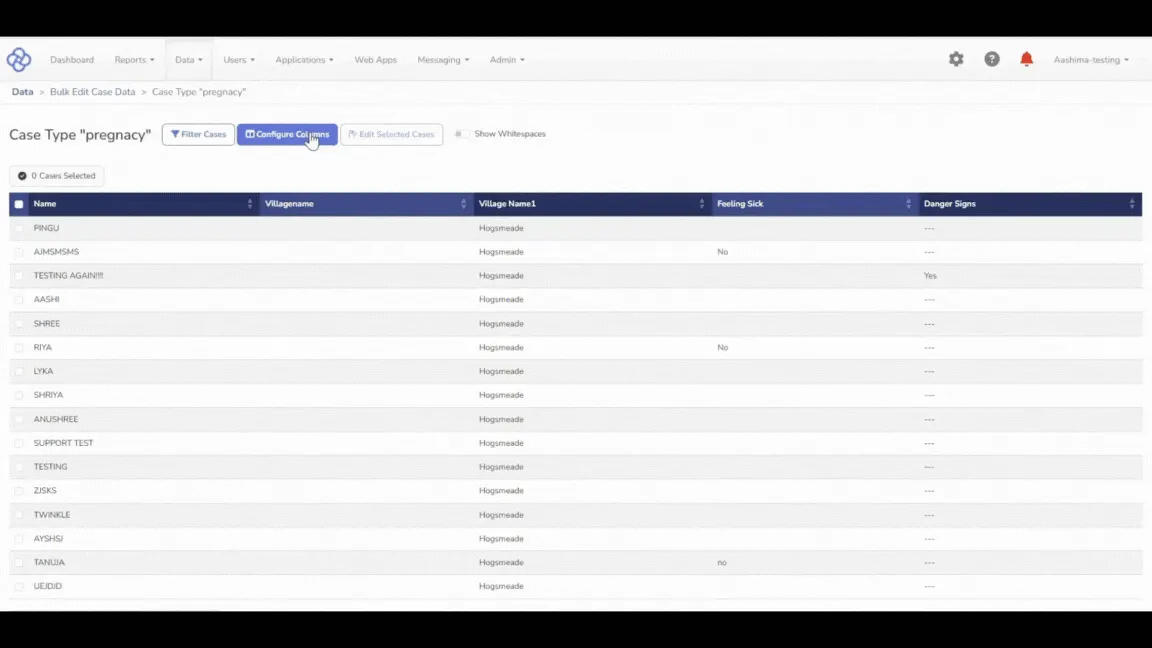 Screenshot: Bulk Case Data Editing is Here