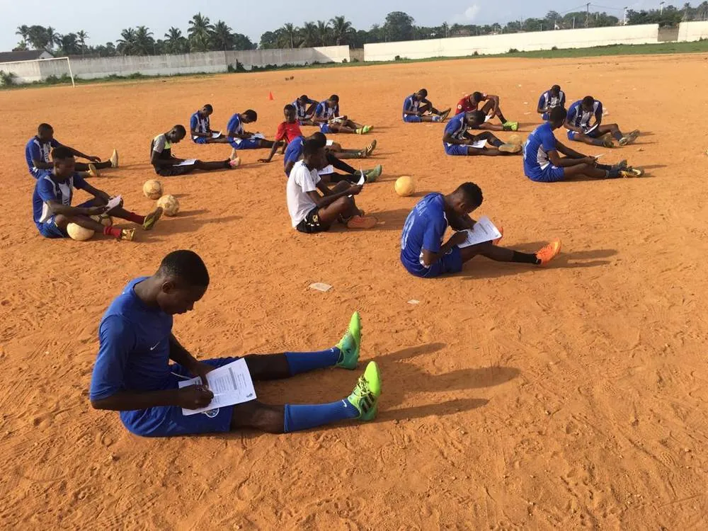Tackle coaches delivering HIV and sexual health education through football across Africa