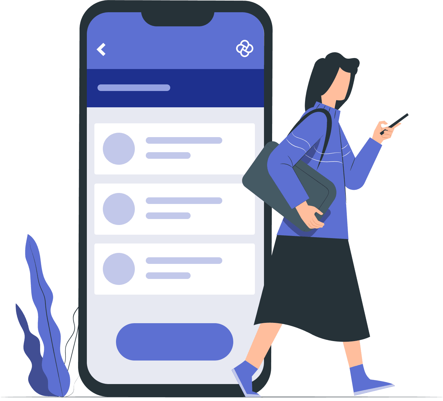 CommCare mobile app screens for frontline data collection and case management